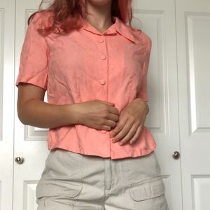 Pink Karin Stevens blouse